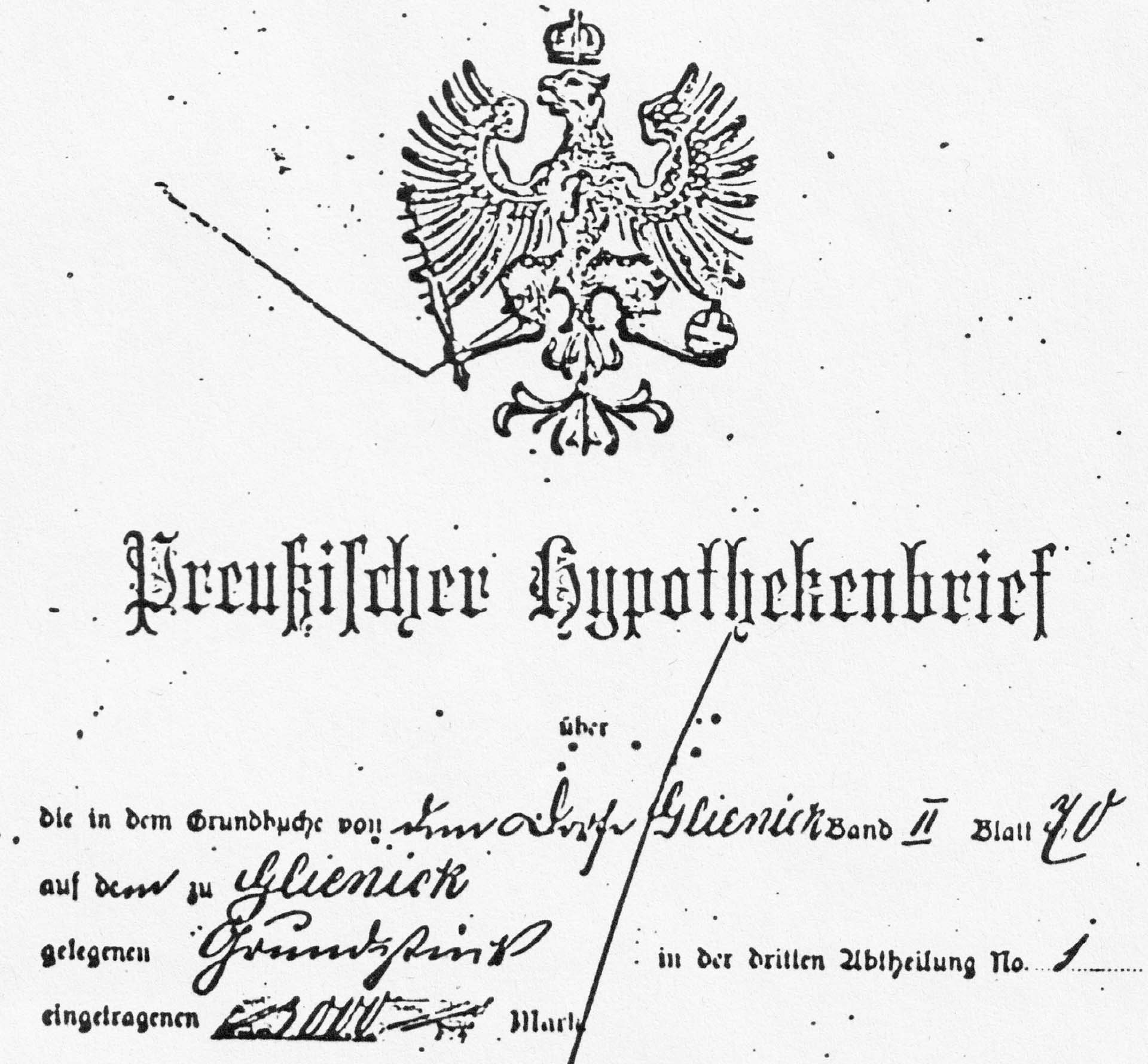 Preußischer Hypothekenbrief